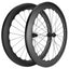 700C Carbon Fibre Prin Ceton Wheelset UD Glossy U Shape 65mm Depth Disc Brake Clincher Road Bicycle Wheels