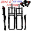 PASAK P35 Snow Bike Fork ATV 26*4.0 Aluminum Alloy Oil Gas Shock Absorber Air Front Fork Double Shoulder Off-road Bicycle 135MM