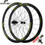 PASAK Road Bicycle 700C Wheelset 40MM V Brake Aluminum Alloy Wheels Front 20H Rear 24H 12Speed Straight Pull Rim 6 Claw 100 135
